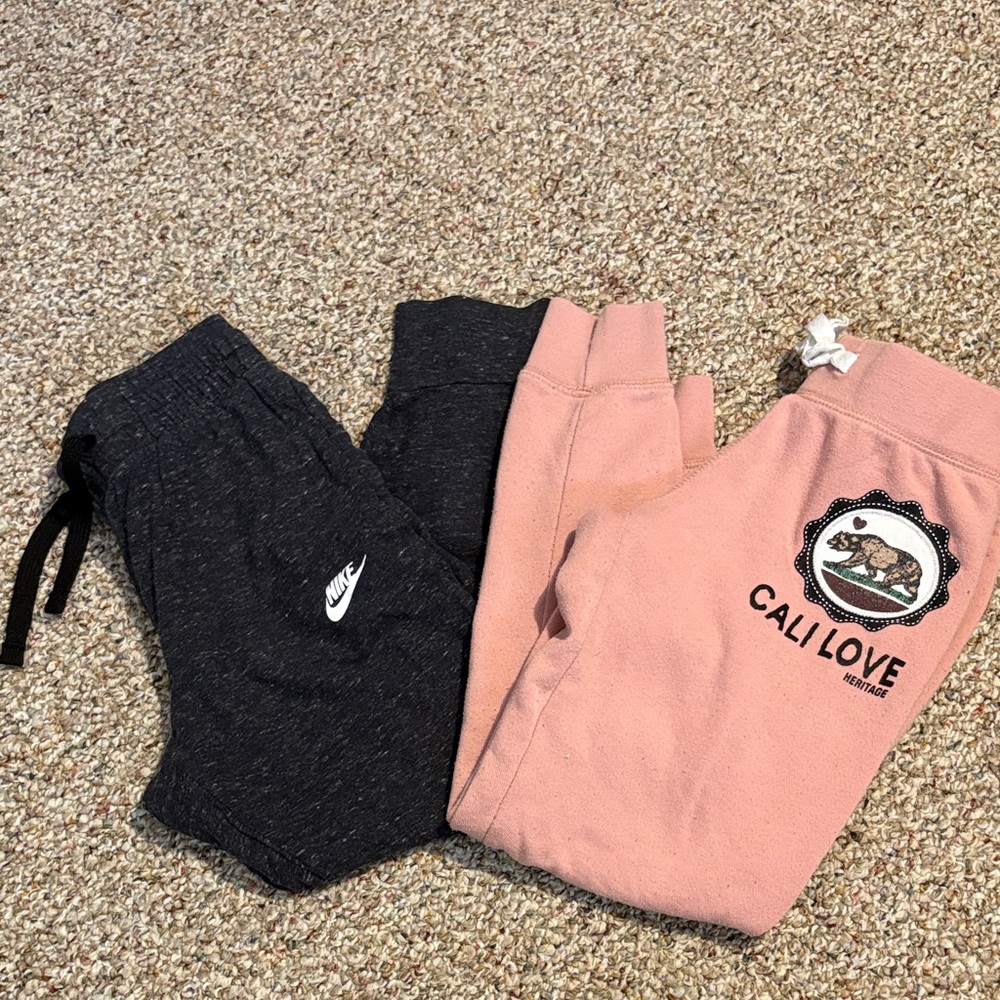 Nike Kids Jogger Pants - Black and Pink